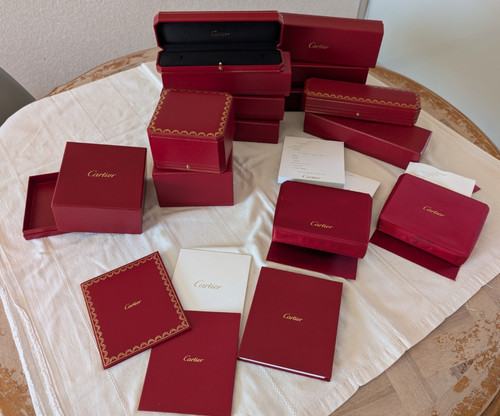 Lot cartier coffrets - cartier, Écrins