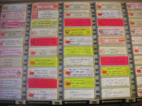 Juke box étiquettes de - ,