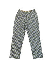 Celine   Vintage High Waist checkered wool pants   Size 46 / US 30 Women