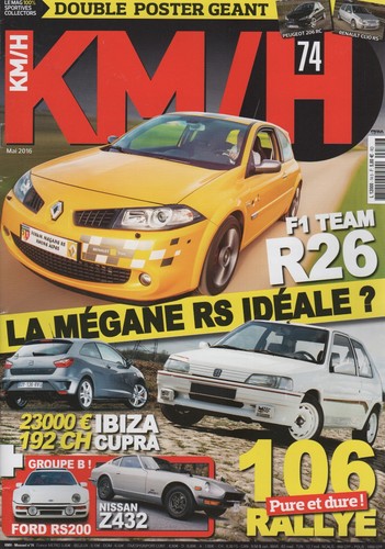 106 rallye megane rs - 74,
