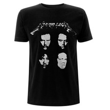 Metallica 4 Faces Black officiel T-shirt Hommes unisexe