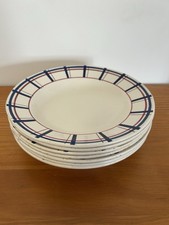 7 Assiettes Creuses Niderviller anciennes en faïence – traditionnel français