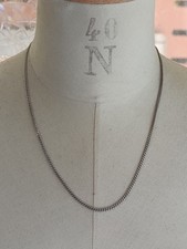 Collier Chaîne Argent Massif 925 - 7,2 g - 51,5 cm Bijoux Vintage