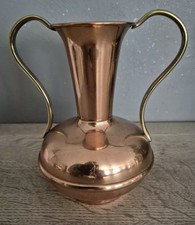 joli petit Vase A Anse Cuivre De Villedieu Vintage