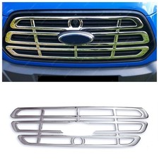 Pour FORD TRANSIT MK8 2013 à 2019 Calandre Chromé Grille 1 pcs INOXYDABLE