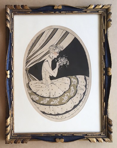 Gravure originale art déco - originale,