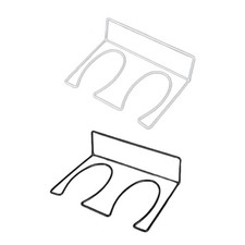 Range-bottes mural peu encombrant pour couloir, chambre à coucher, entrée