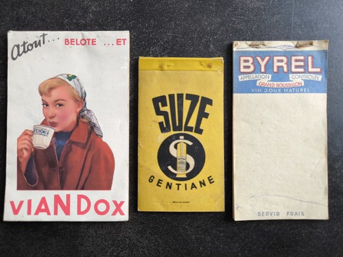 Lot carnets publicitaires - de,