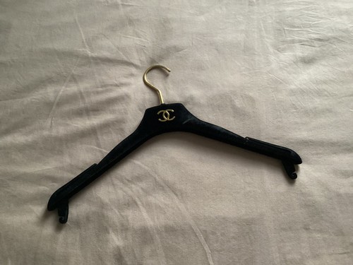 Cintre velours chanel - velours, noir