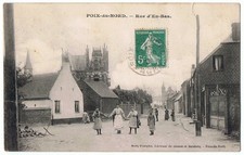 FR59 POIX DU NORD Rue D En Bas fabricant caisse buraliste RARE