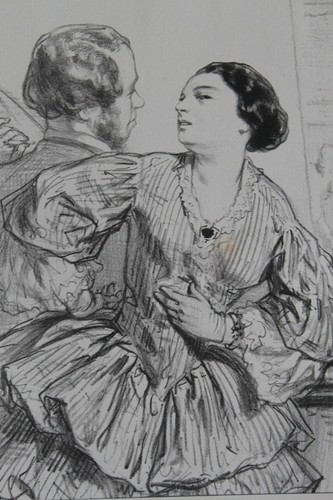 Gavarni lithographie originale - gavarni,