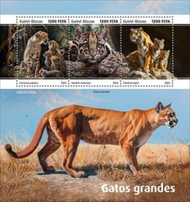 2025 03 - GUINEA BISSAU - BIG CATS      3V     complet set    MNH **