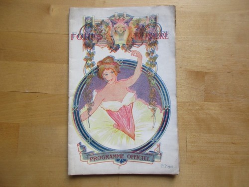 Programme folies bergere paris - folies,