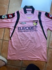 Maillot Palerme Miccoli Match Porté Haut Jersey Vintage