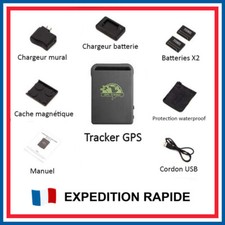Tracker GPS TK102B + 2 batteries + magnétique bag - Micro intégré -traceur GPRS 