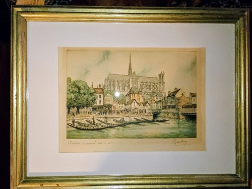 Tableau amiens le marché - tableau,