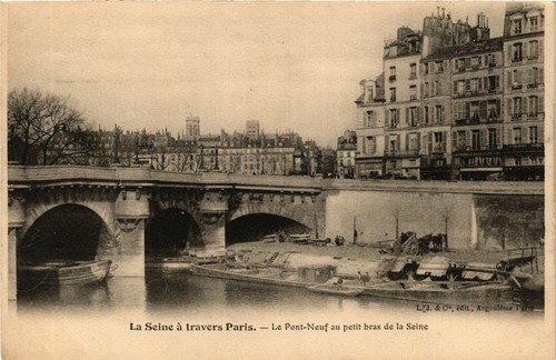 Cpa seine travers de - seine,