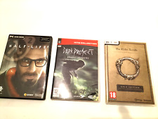 Lot de 3 JEUX PC - Half life2 - Dark Project - The Elder Scrolls 4 CD  - 