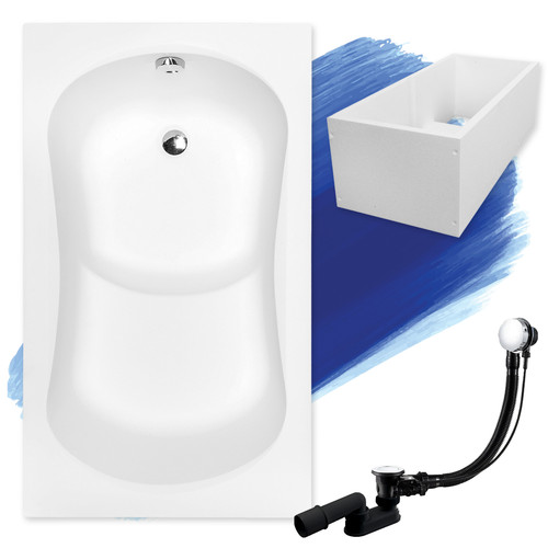 Baignoire rectangulaire 120x70 - baignoire,
