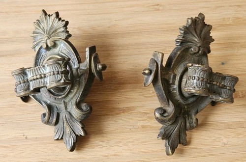 Ancien paire porte bougeoir - paire,