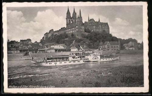Carte postale meissen - meissen, a.