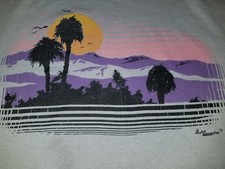 CALIFORNIA SURF AND SKATE VINTAGE 1984 TEE SHIRT XL SURF AND SAND FUN VINTAGE