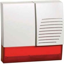 HAGER S405-22F - Sirene avec flash LS radio avec pile SEPIO Radio LS Alarme