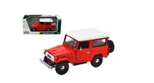 Toyota FJ 40 rouge toit blanc
