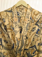 Robe Midi Kimono En Soie Pure