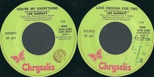 Disque 45 Tours Lee Garrett