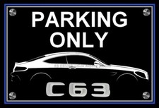 plaque " PARKING ONLY MERCEDES