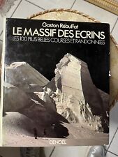 Livre Le massif des ecrins Gaston Rébuffat