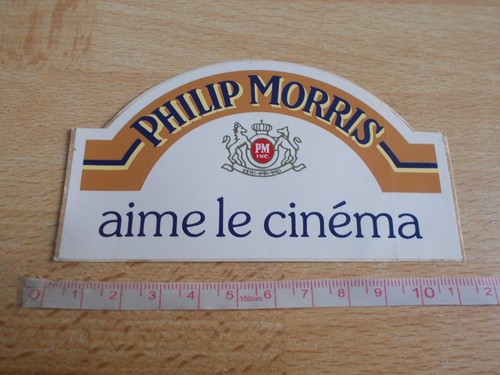 Autocollant philip morris - philip,