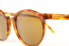 299$ Rare New Vintage Vuarnet Round Sunglasses 401 Brown PX2000 Mineral Lens