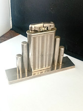 DENIEL'S BRIQUET DE TABLE  /SEMI-AUTOMATIQUE  PETROL LIGHTER TBE. NEAR MINT.
