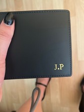 portefeuille homme cuir véritable Personnalisé avec Votre Prenom