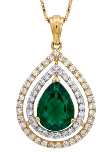 Pendentif jaune 14k - en,