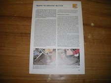 MA VOITURE N°66 PLANCHER 2CV régulateur ALLUME CIGARE pression huile boîte de v