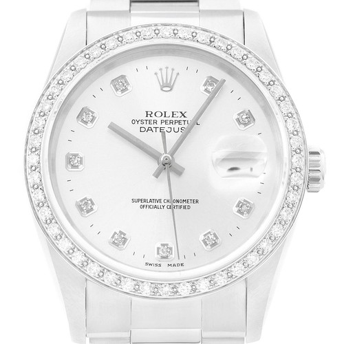 Rolex datejust 18k blanc - datejust,
