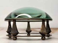 Ancienne loupe de bureau style vintage loupe de lecture