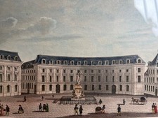 Tableau - Vue d’optique de la Place des Victoires à Paris en 1789
