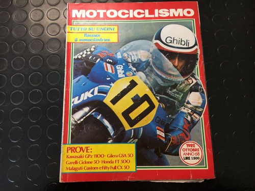 Motocyclisme octobre 1982 - motocyclisme,