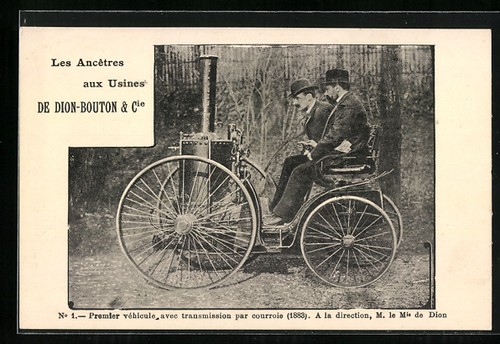 Carte postale voiture