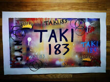 Taki 183 tag Peinture sur Toile Graffiti Street-Art Urban Art Writters 2018