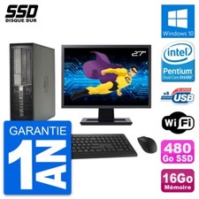 PC HP Pro 4300 SFF Ecran 27"