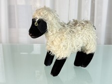 Steiff animal collector peluche mouton 19 x 21 cm sans bouton sans drapeau
