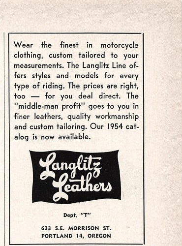 Langlitz leathers motorcycle - langlitz,