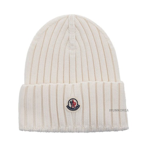 Moncler bonnet laine avec - bonnet,