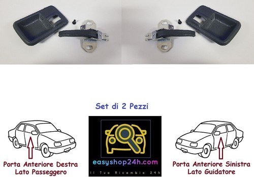 Set poignée porte - de,