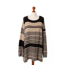 Pull rayé multicolore femme